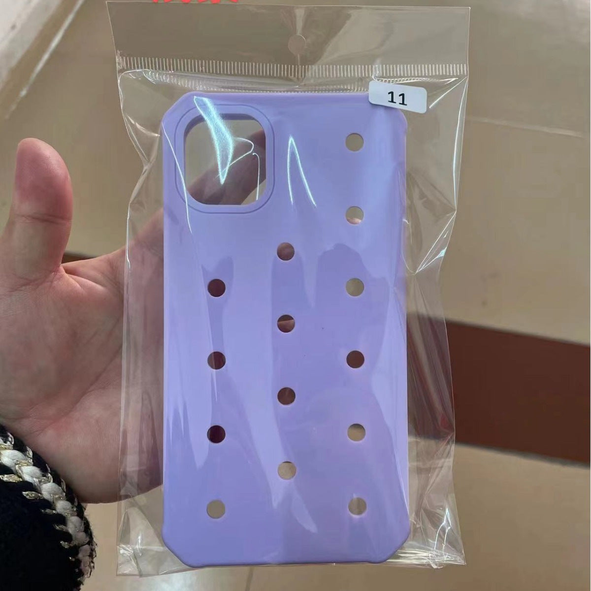 Étui téléphone en silicone avec un modèle bricolage de boucle de chaussures