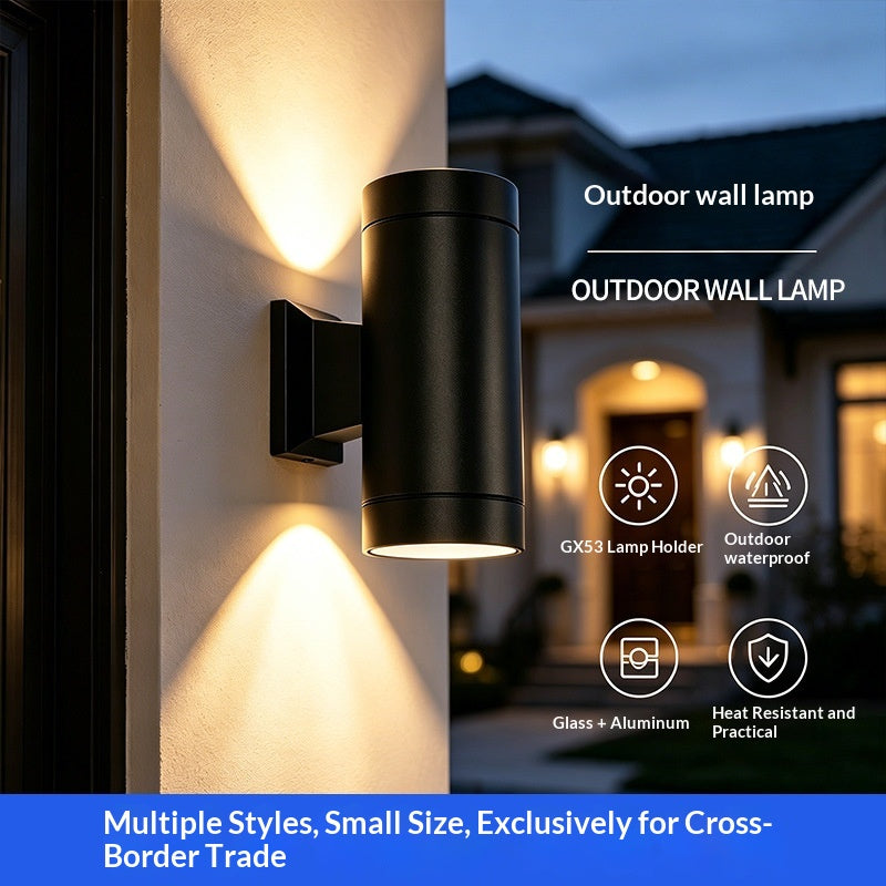 Lampe murale extérieure Double-tête Extérieur Éclairage
