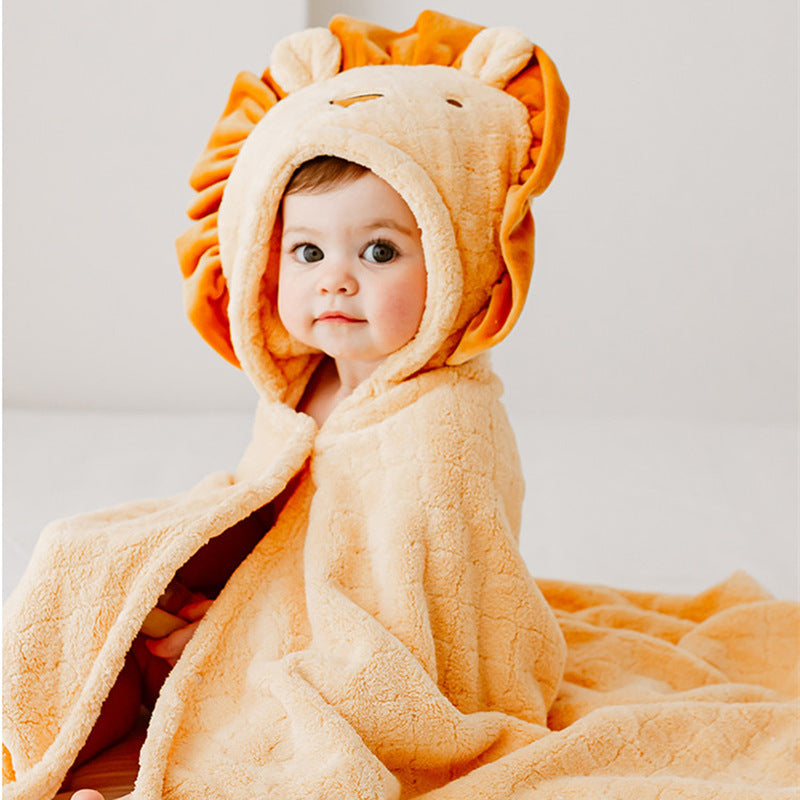 Serviette de bain en polaire Lion Koala