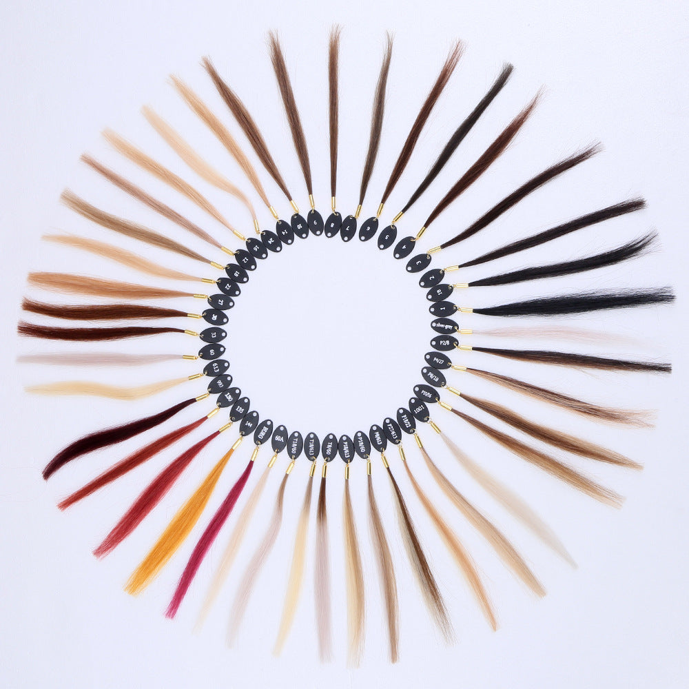 Tableau de couleur des cheveux pour les produits de coiffure