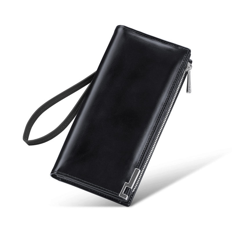 Cash Bag Cowhide Portefeuille Grande capacité