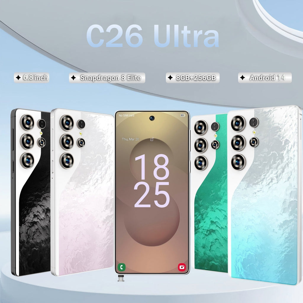 Smartphone déverrouillé C26 Ultra 5G
