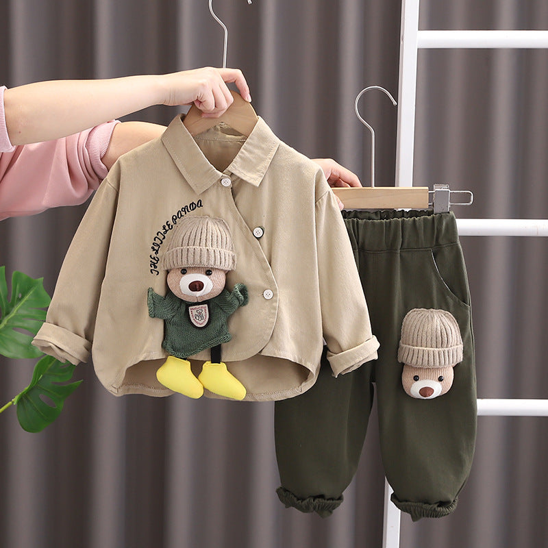 Bébé Western Style Mode Printemps Vêtements costume
