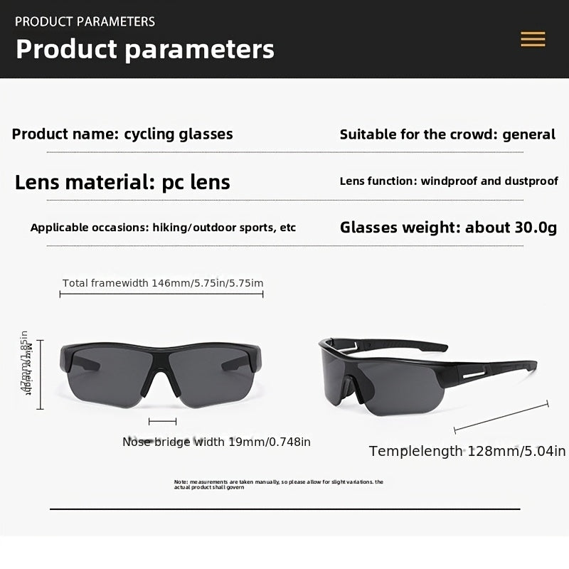 Lunettes de soleil sport 2 Pack pour hommes et femmes