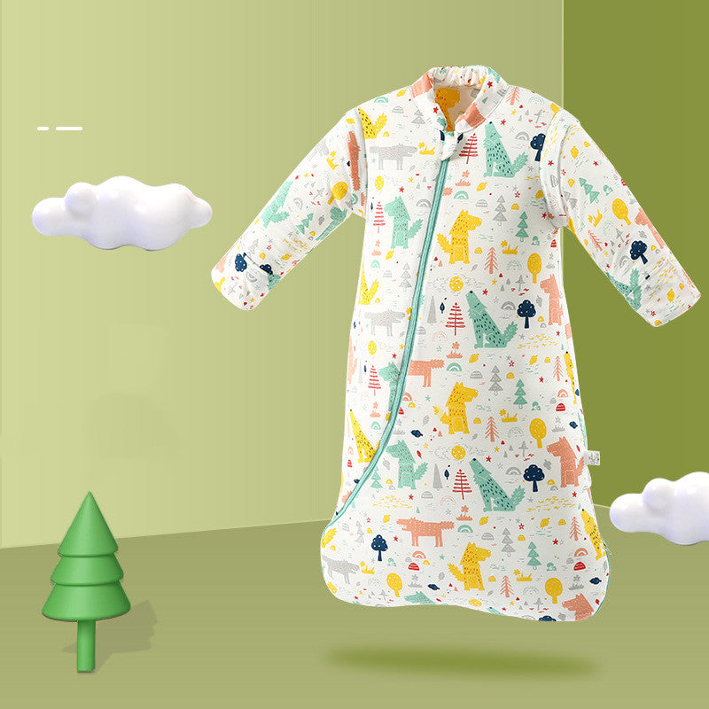 Couverture antidérapante Coton pour enfants épais Sac de couchage en une seule pièce
