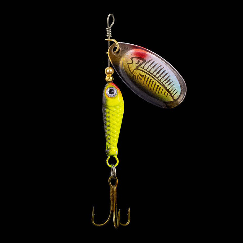 Paillettes rotatives Pointage manuel Pièce composite Simulation Lure Lure