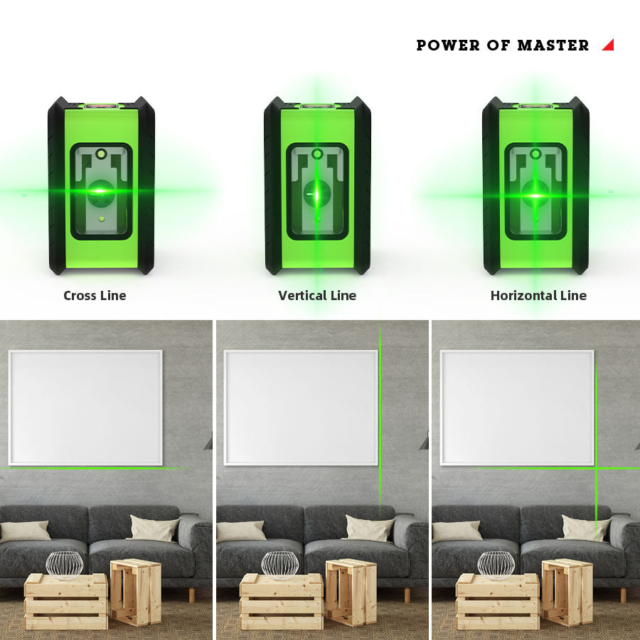 Mini laser infrarouge portable Horizontal lumière verte