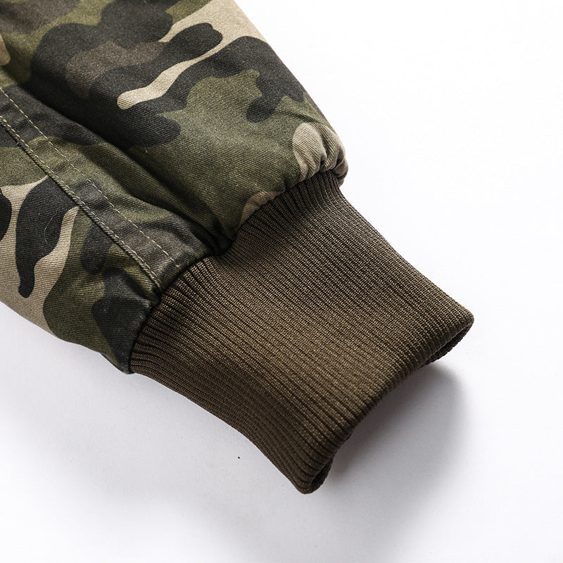 Veste Homme Casual Camouflage Imprimé Vêtements de dessus