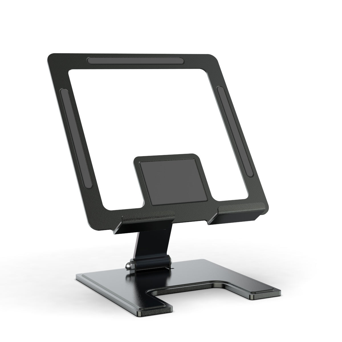 Support en métal rotatif pliable pour bureau plat