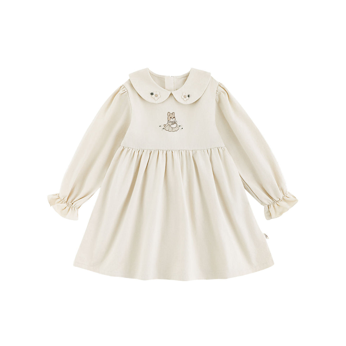 Robe de jeune fille à manches longues d'automne
