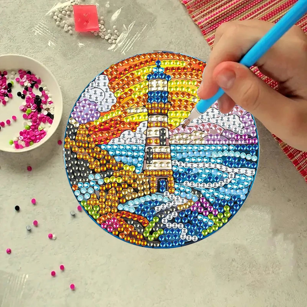 Diamant Art Dessin Coaster avec support