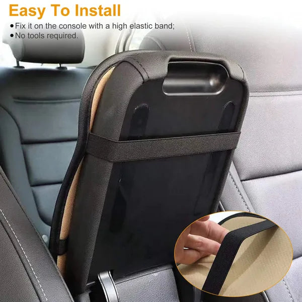 Couverture d'accoudoir de voiture PU Leather Auto Center Console Seat Box Protector Car Accessor