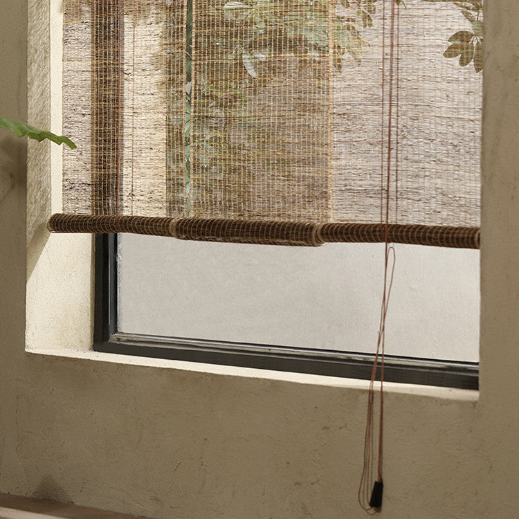 Été Cloth Ramie Rideau japonais Tea Room Retro Roller Blind