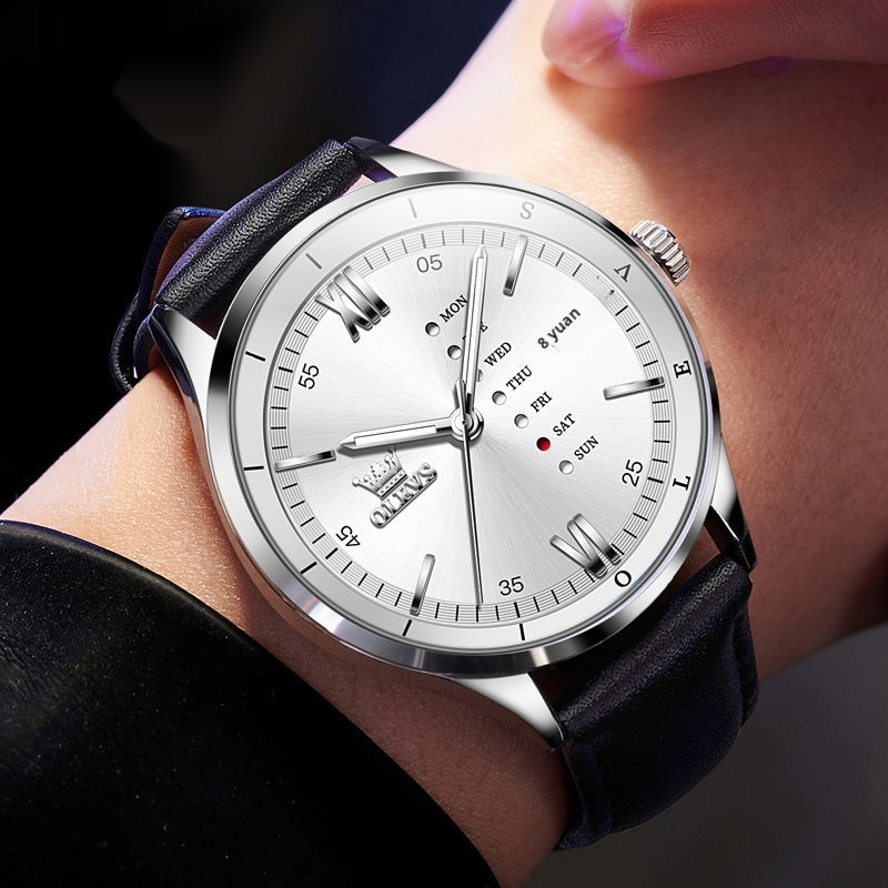 Montre Quartz multifonctions Bonnes montres imperméables pour hommes
