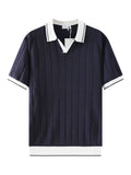 T-shirt casual V-Neck pour hommes T-shirt rapide Dry Paul