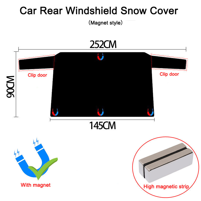 Couverture de neige automobile