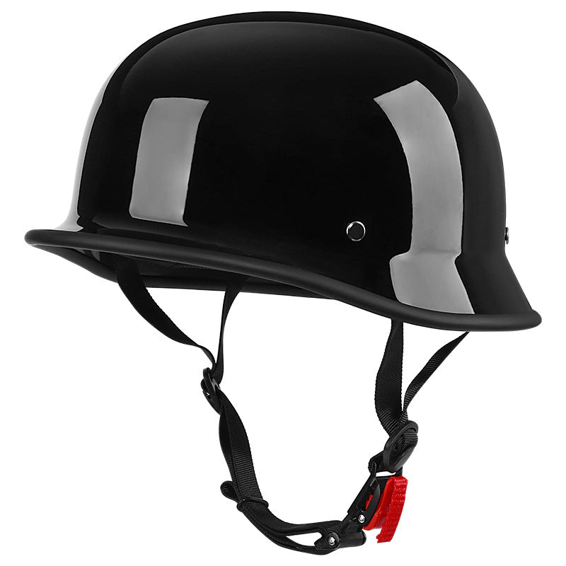Moto Unisex Demi casque mat noir