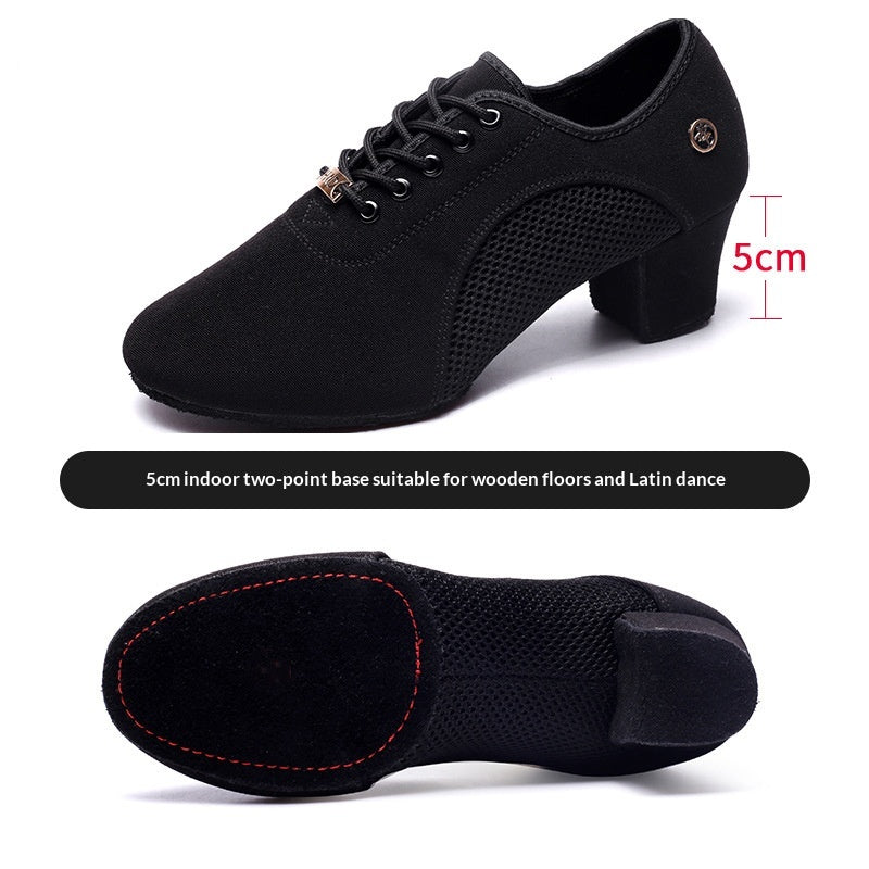 Mesh Oxford Cloth Chaussures professionnelles de danse latine pour l'été