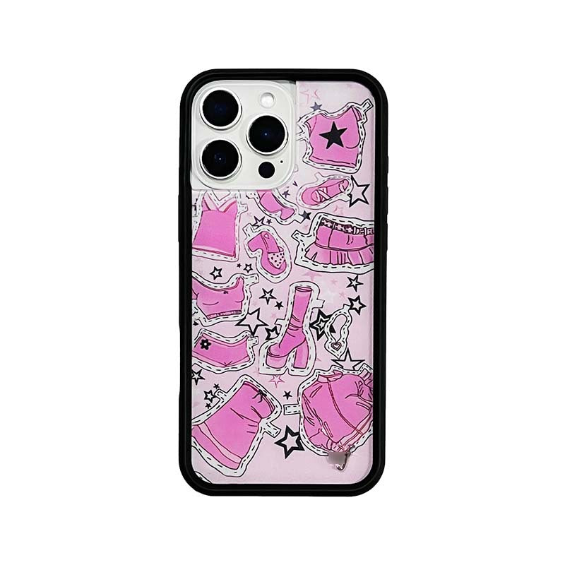 Étui de téléphone Star Strawberry à la fraise entièrement inclus
