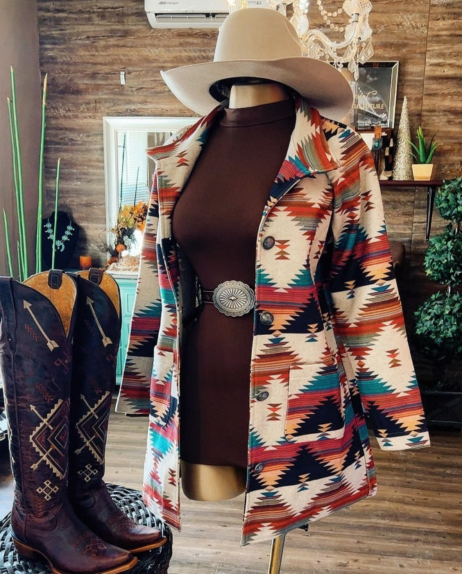 Cardigan à manches longues avec une impression numérique pour les filles