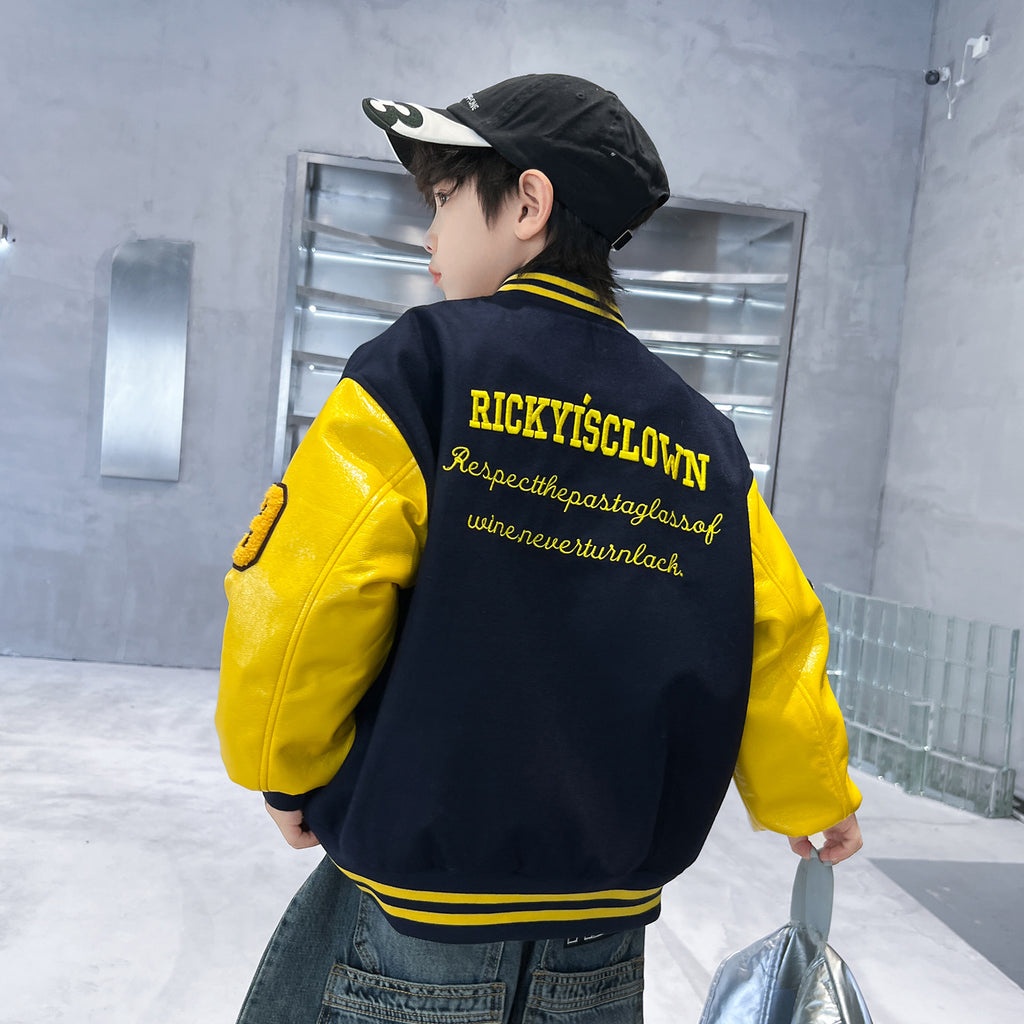 Cardigan décontracté mode pour les enfants Street-style Sports Top pour les bébés