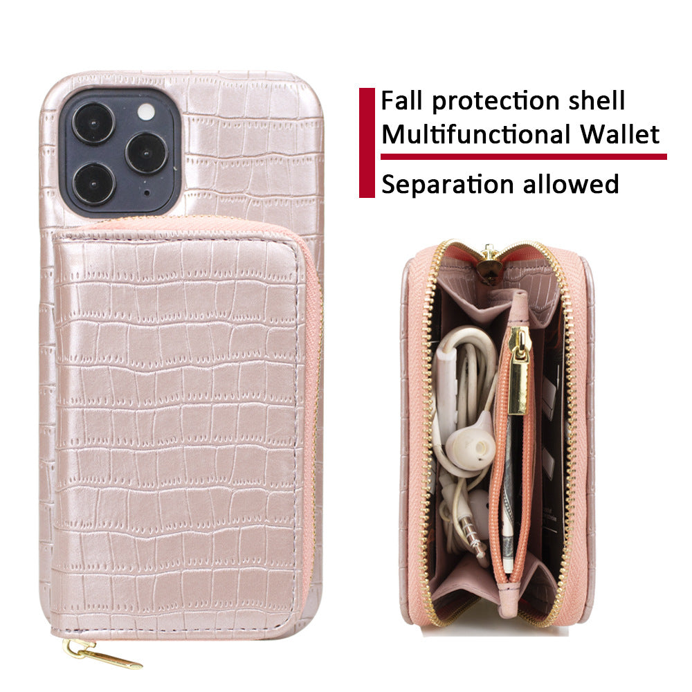 Housse de téléphone de luxe de protection magnétique deux en un