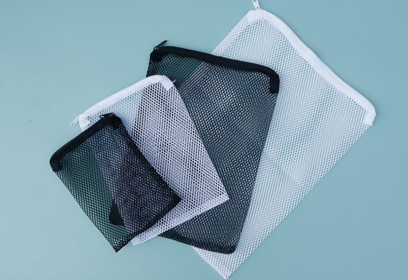 Sac d'emballage Aquarium Fish Tank Filtre Angle Matériau Bactérium Cultivation Zipper Net