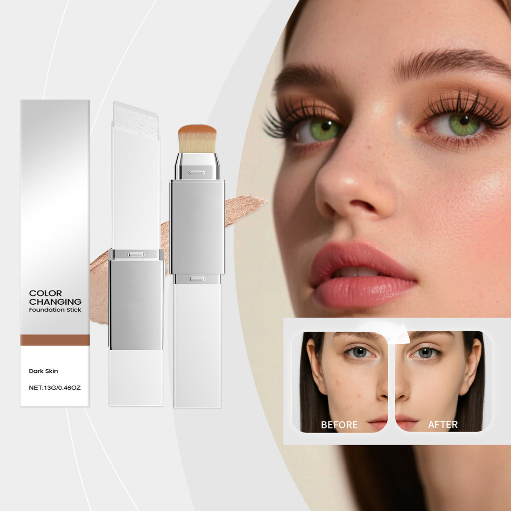 2-en-1 Color-Changing Foundation Stick Deep Skin Tone