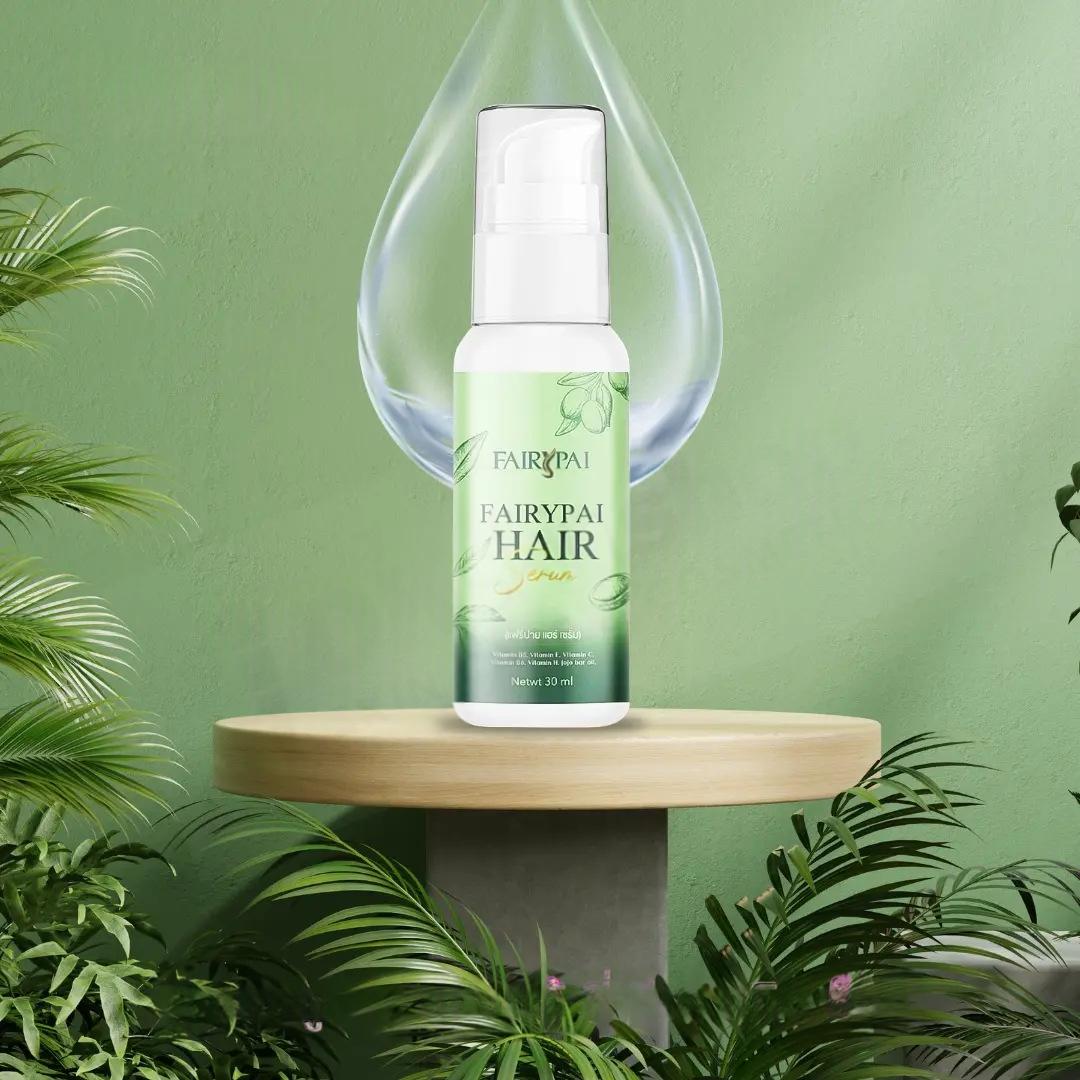 Nourrit les racines de cheveux et réduit le fractionnement des soins capillaires quotidiens Huile essentielle