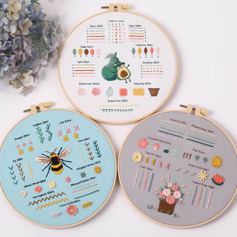Broderie Kit d'emballage de matériel débutant