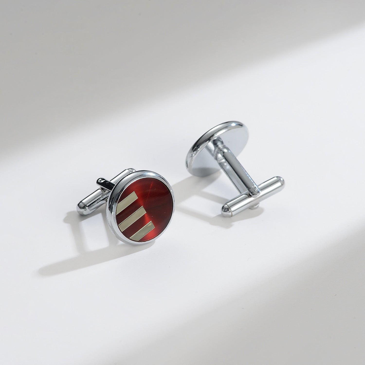 Daily Darcy Retro Patch Cufflinks en cuivre