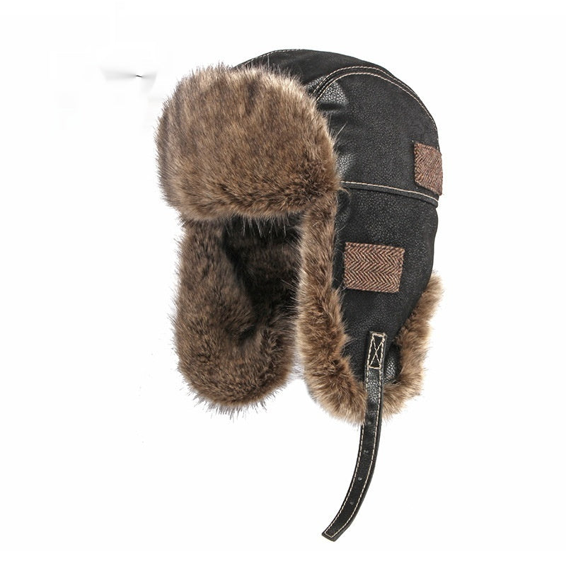 Style nord-est Hommes oreille d'hiver protection chaud Lei Feng Hat