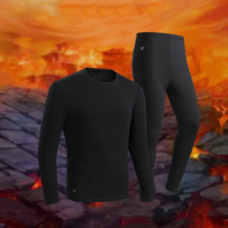 Sous-vêtements de chauffage électrique thermique d'hiver Sous-vêtements de chauffage intelligents