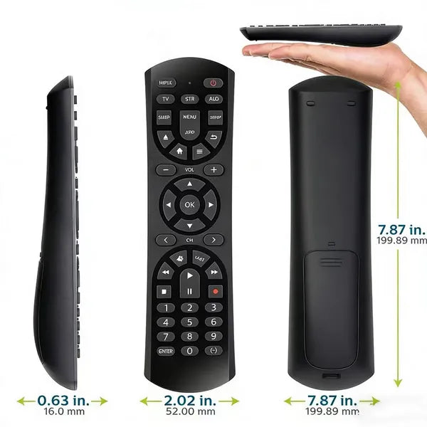 Télécommande universelle 3-appareils : Accessoire de théâtre à domicile infrarouge