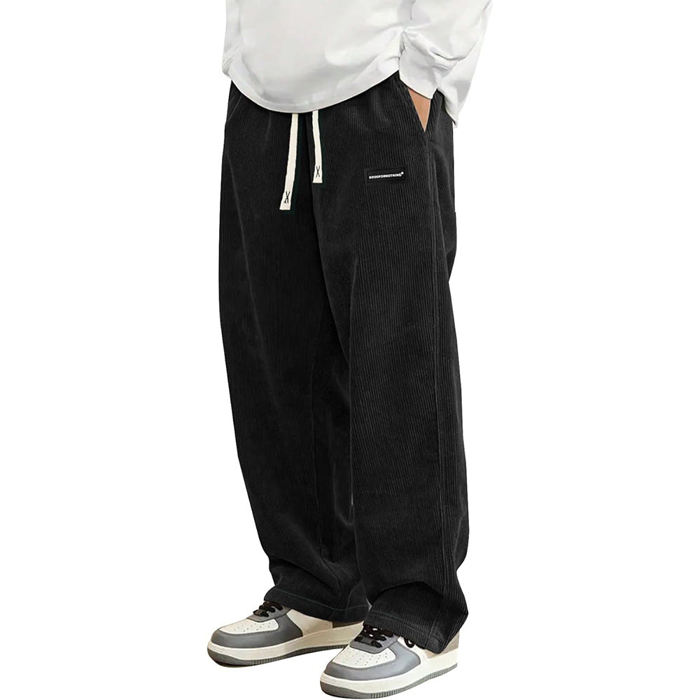 Commerce extérieur Pantalons occasionnels Pantalons masculins à jogging solitaire Pantalons sport Sweatpants tendance Versatile Lon