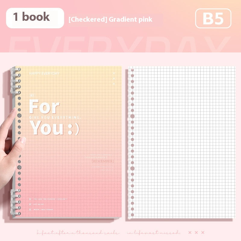 Gradient Removable Coil Notebook