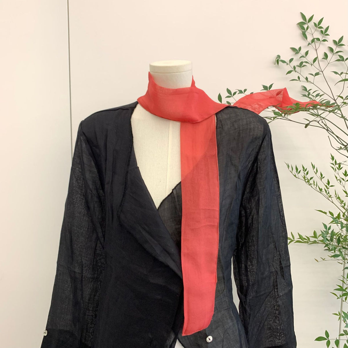 PrintempsSummer Écharpe courte en soie pour les femmes