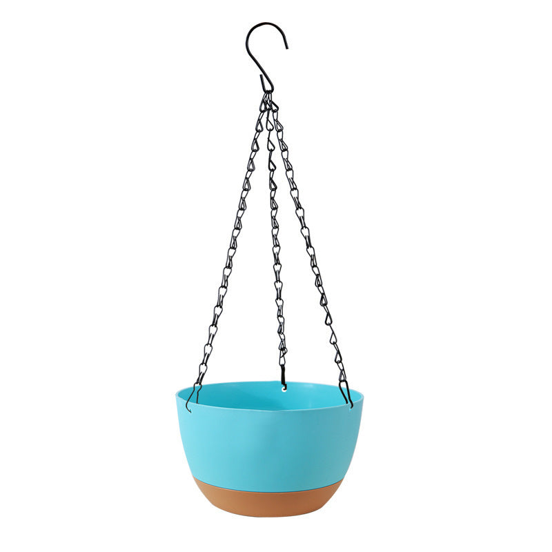 Panier de planteur à suspension en résine épais Pot vertical créatif pour suceurs de pothos Durable