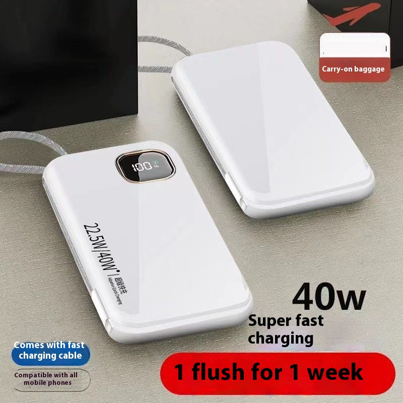 Avec câble intégré Super grande capacité batterie portable pour téléphones mobiles