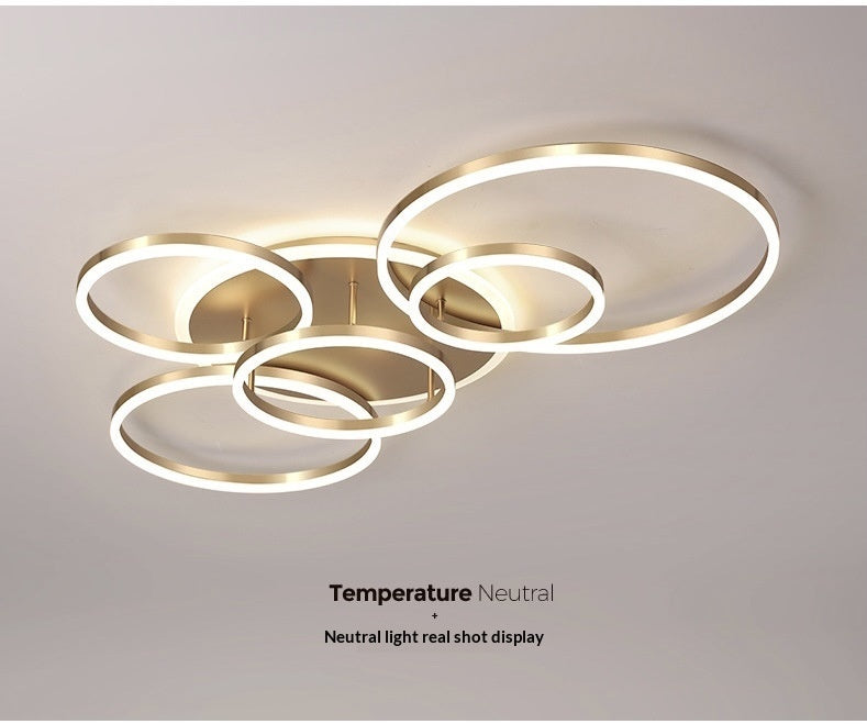 Salon LED lampe moderne éclairage Minimalist installations contemporaines