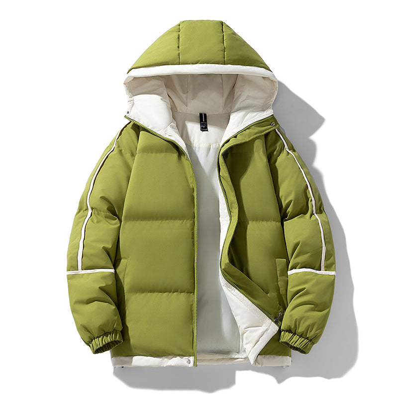 Vêtements à capuche à capuche en coton rembourré pour hommes