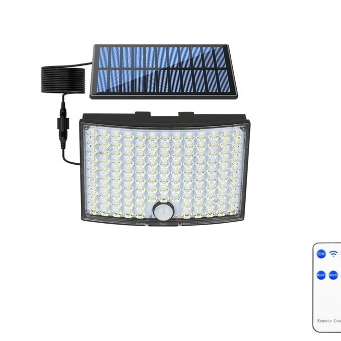 124 LED solaire détecteur humain Split lampe murale