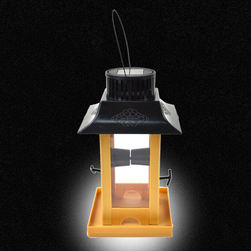 Type de crochet solaire lampe oiseau nourrisseur