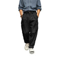 Hommes Relaxed-fit Retro Straight-leg pantalons occasionnels avec plusieurs poches