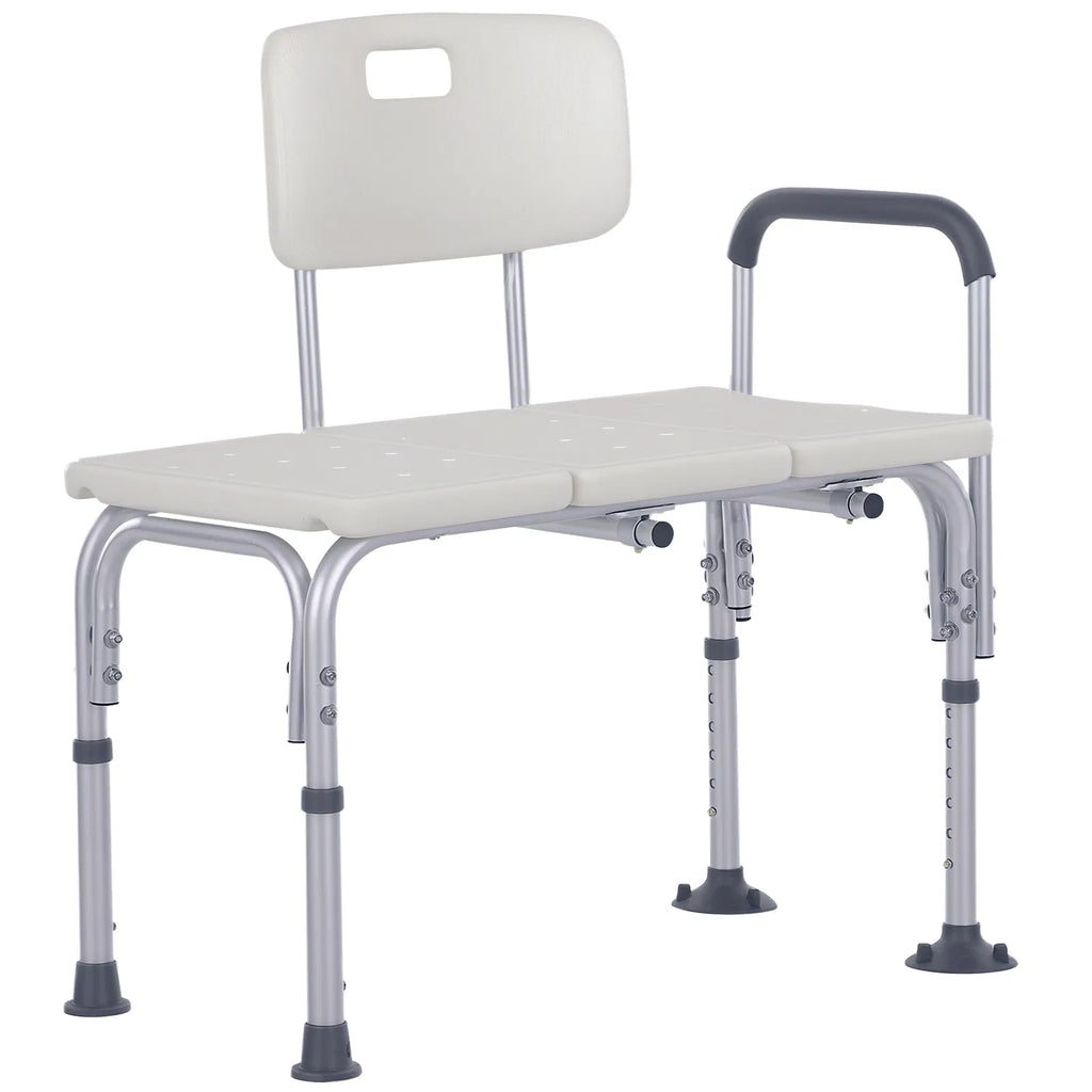 Chaise de transfert en aluminium avec pieds antidérapants