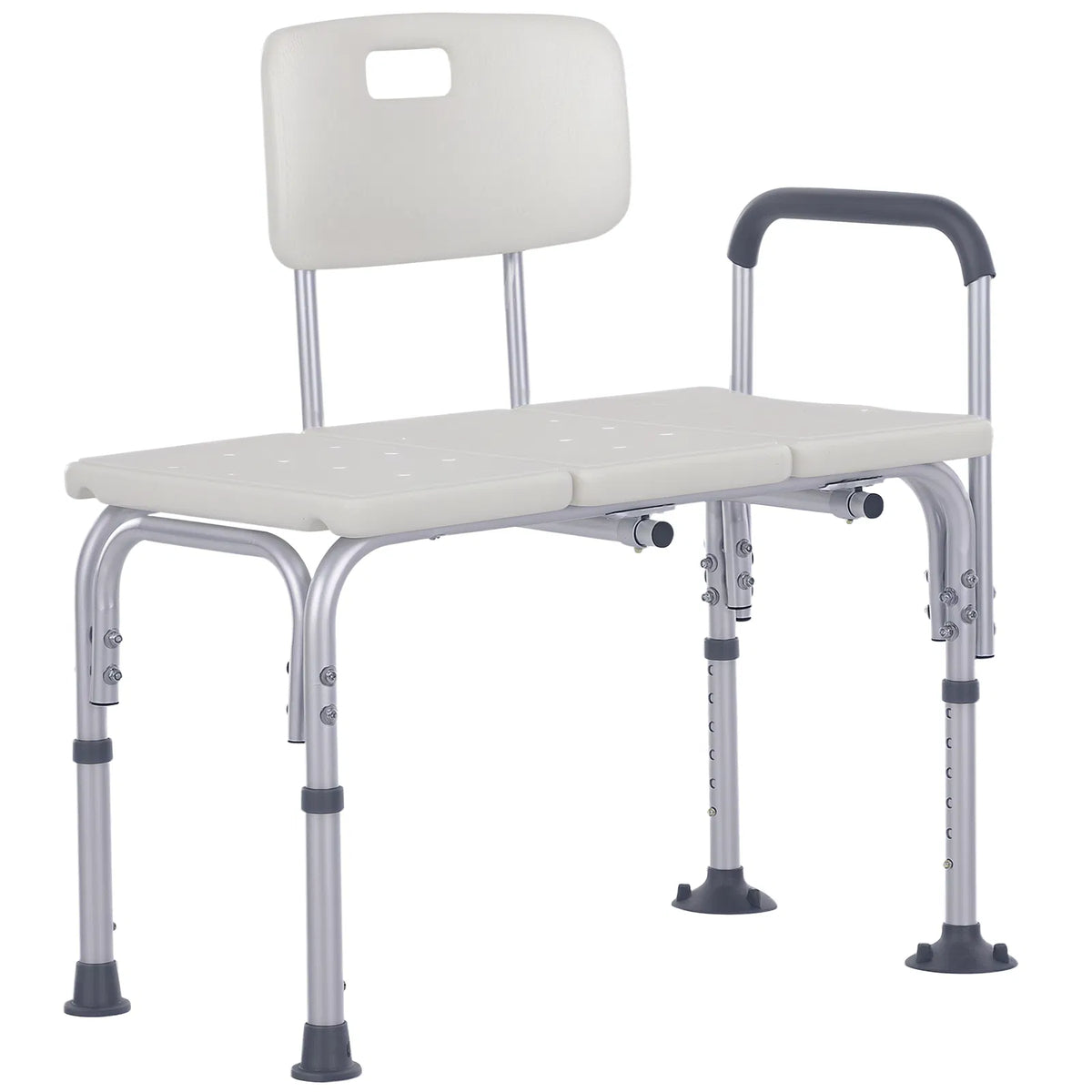 Chaise de transfert en aluminium avec pieds antidérapants