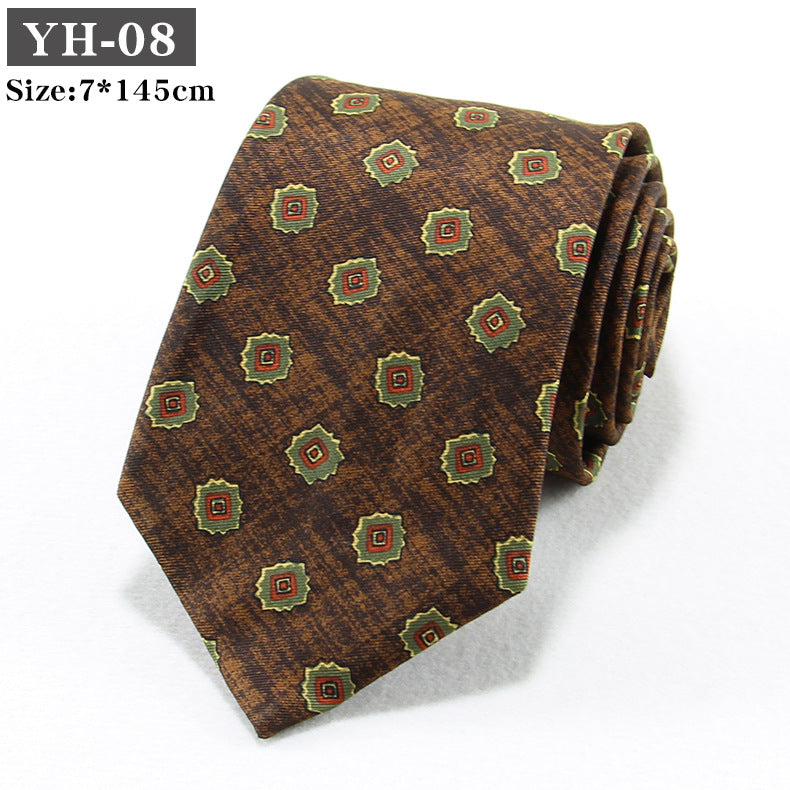 Style coréen Retro Hong Kong style Floral Casual Tie