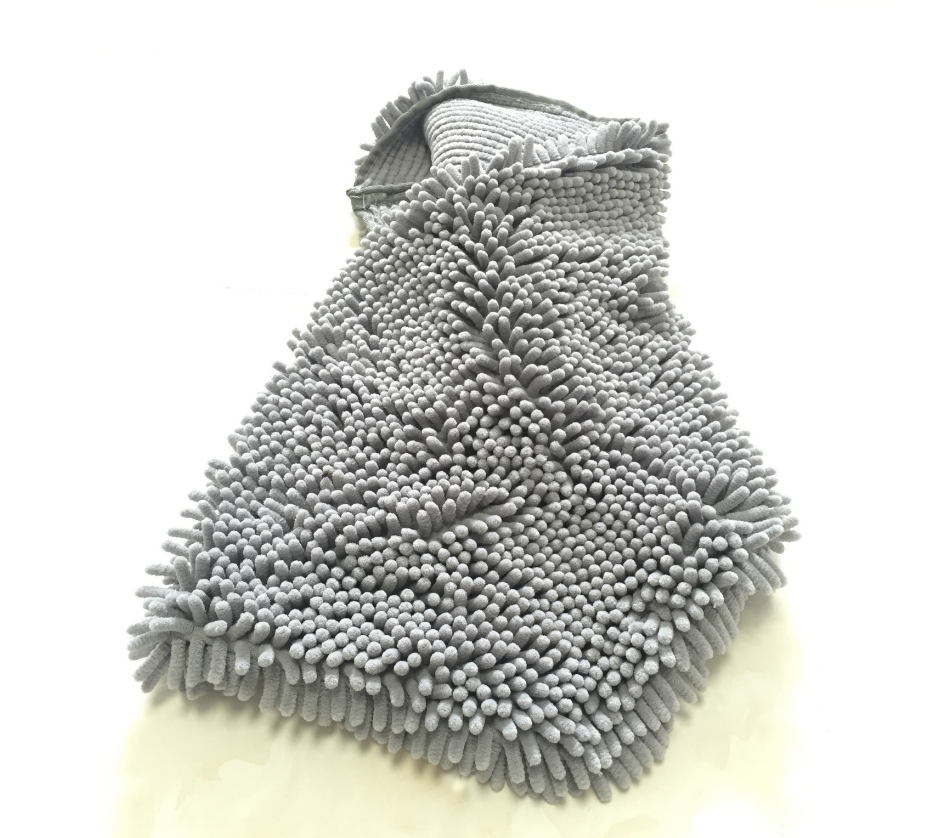 Toilettage pour animaux Serviette sèche Chenille Séchage rapide Serviette absorbante extra grande