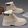 Bottes de neige pour hommes avec doublure en polaire