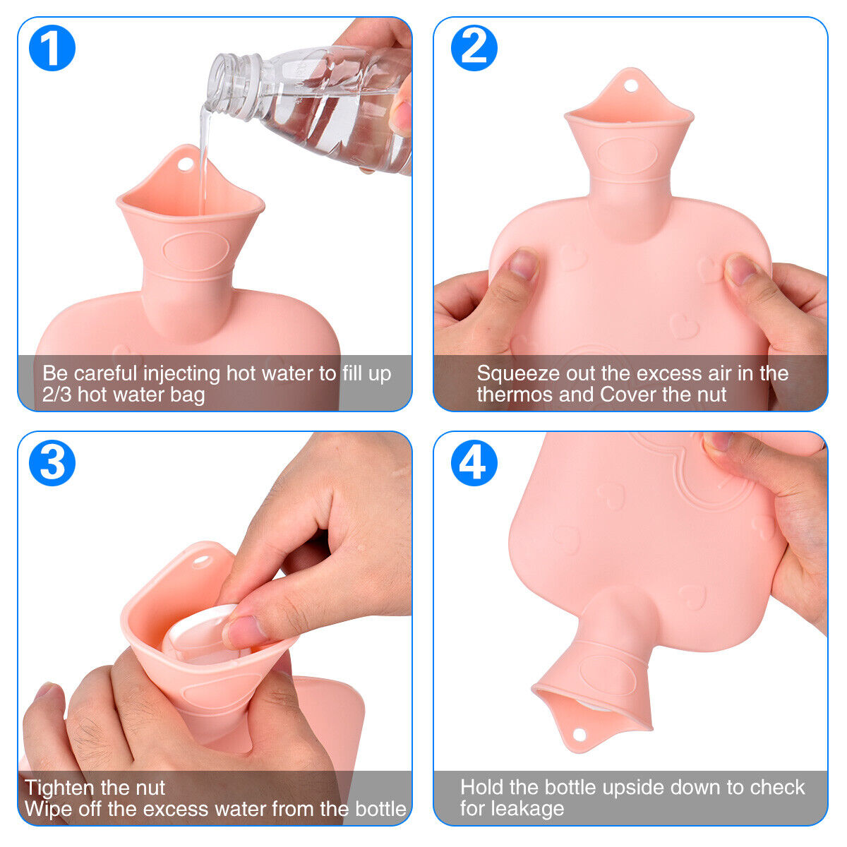 Hot Water Bottle Bag With Hot Water Bottle
